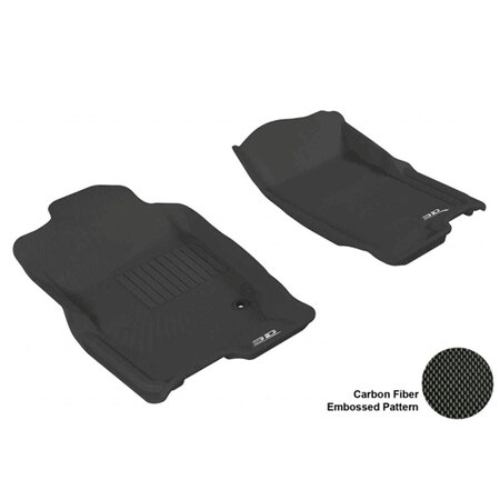 3D Maxpider FORD EXPLORER 2006-2010 KAGU BLACK R1 Floor Mat L1FR03511509